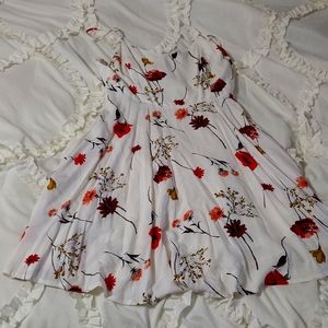 Sun dress Elastic back adjustable straps and zipper side Size 14